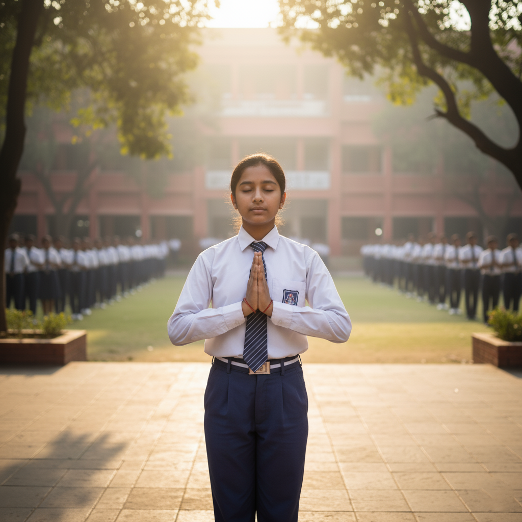Children in school reading together - school prayer